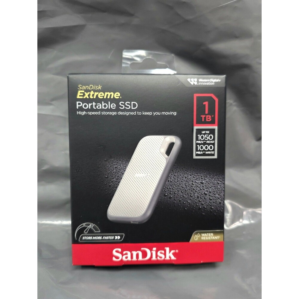 SanDisk 1TB Extreme External Portable SSD Storage USB-C NEW Factory Sealed